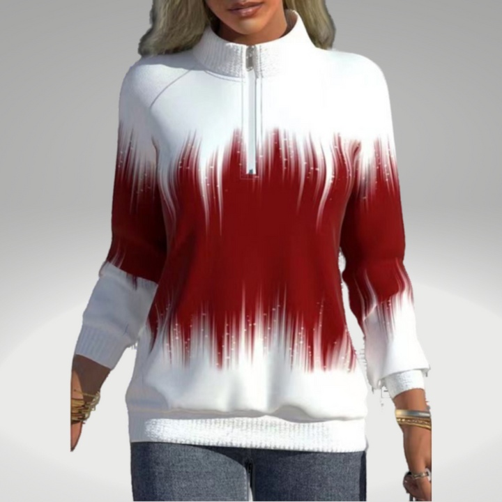 Mirla | Dam Sweatshirt med gradienttryck-Eva Jonsson