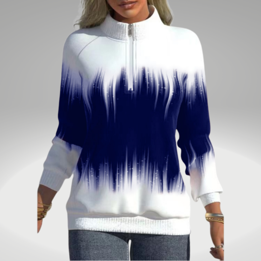 Mirla | Dam Sweatshirt med gradienttryck-Eva Jonsson