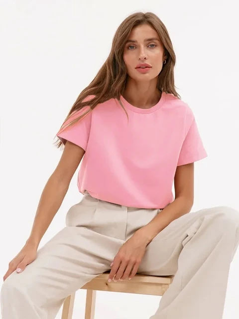 Mirla | Dam T-shirt Av 100% Bomull-Eva Jonsson