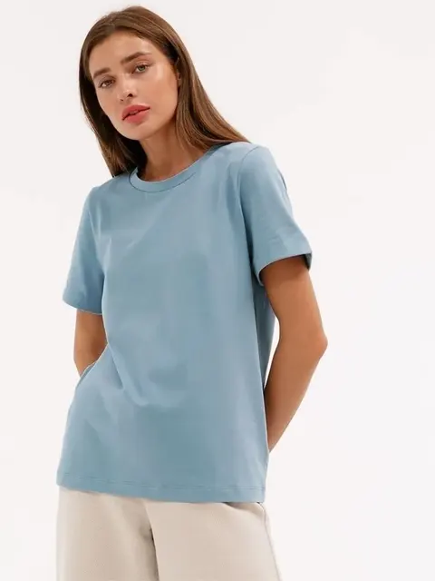 Mirla | Dam T-shirt Av 100% Bomull-Eva Jonsson