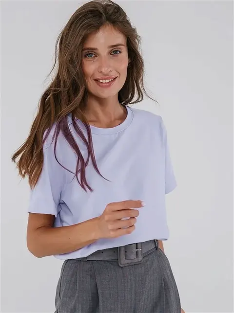Mirla | Dam T-shirt Av 100% Bomull-Eva Jonsson