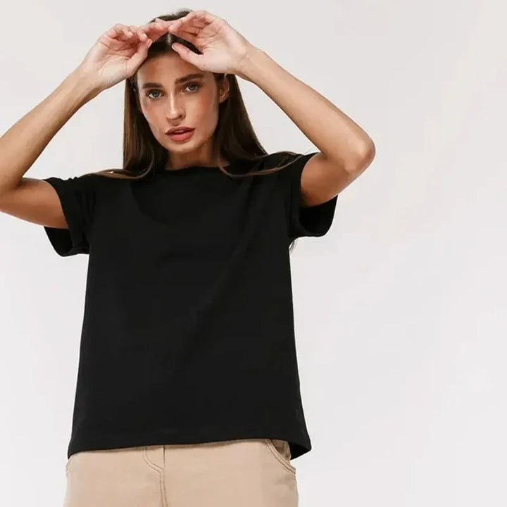 Mirla | Dam T-shirt Av 100% Bomull-Eva Jonsson