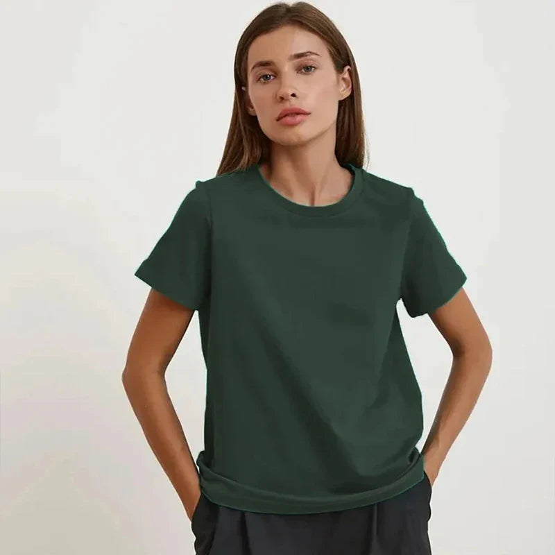 Mirla | Dam T-shirt Av 100% Bomull-Eva Jonsson