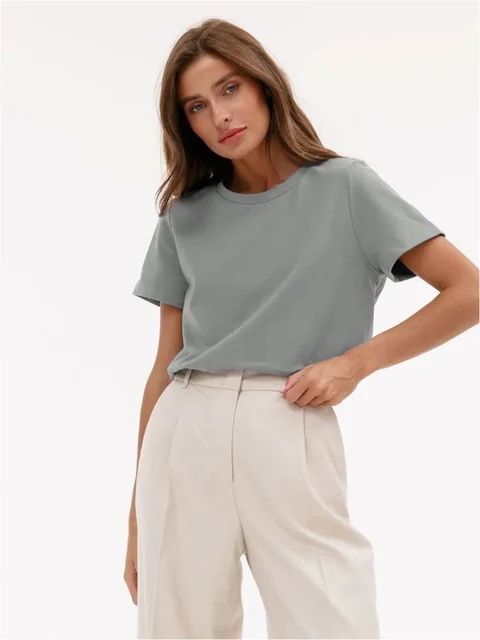 Mirla | Dam T-shirt Av 100% Bomull-Eva Jonsson