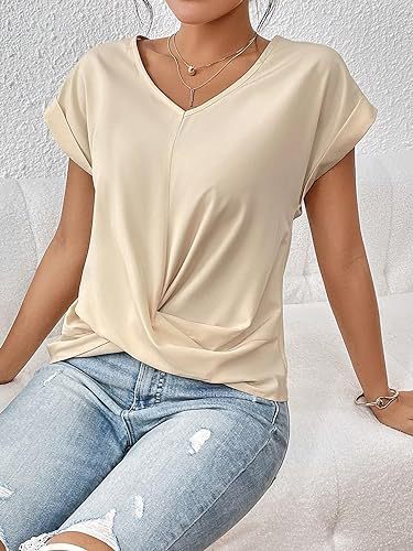 Mirla | Dam-T-shirt Oregelbundet Snitt-Eva Jonsson