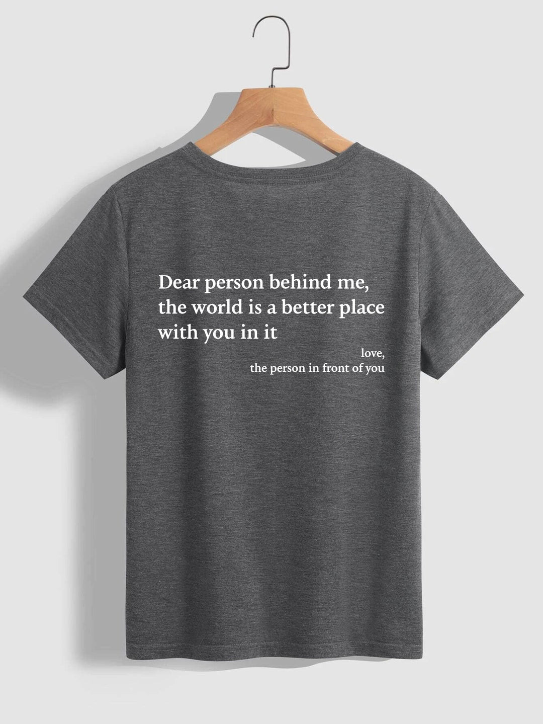 Mirla | Dam T-shirt med rundhals och slogan-Eva Jonsson