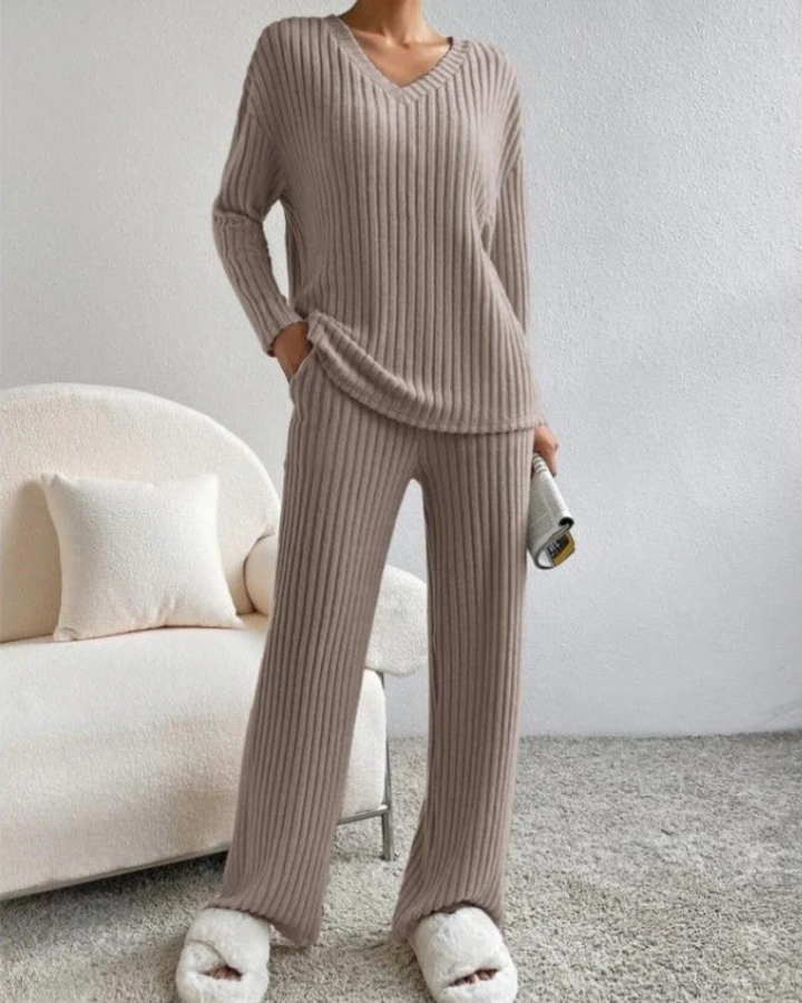 Mirla | Dam Tvådelad Set Loungewear Hemdräkt-Eva Jonsson