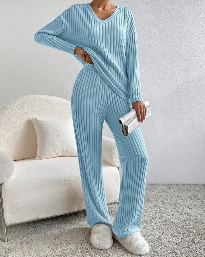 Mirla | Dam Tvådelad Set Loungewear Hemdräkt-Eva Jonsson