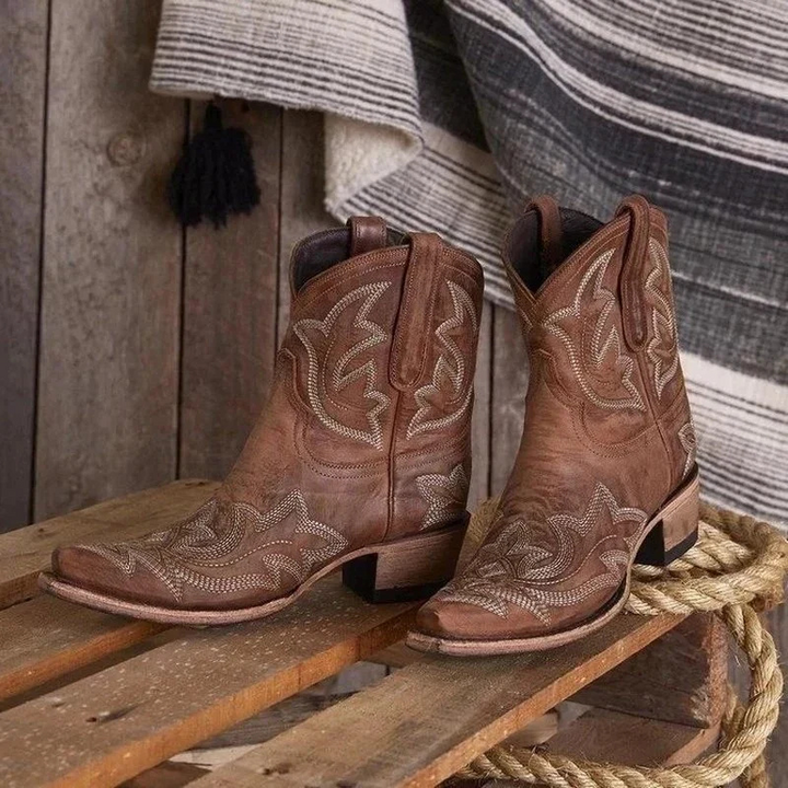 Mirla | Dam Western Cowboystövlar Brun-Eva Jonsson