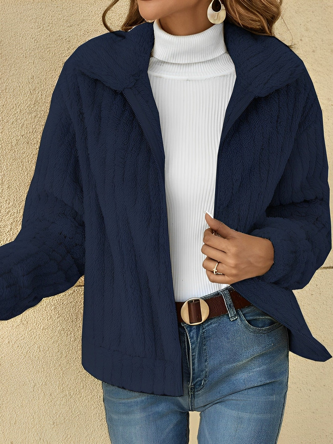 Mirla | Dam Zip-Up Relaxed Fit Jacka-Eva Jonsson