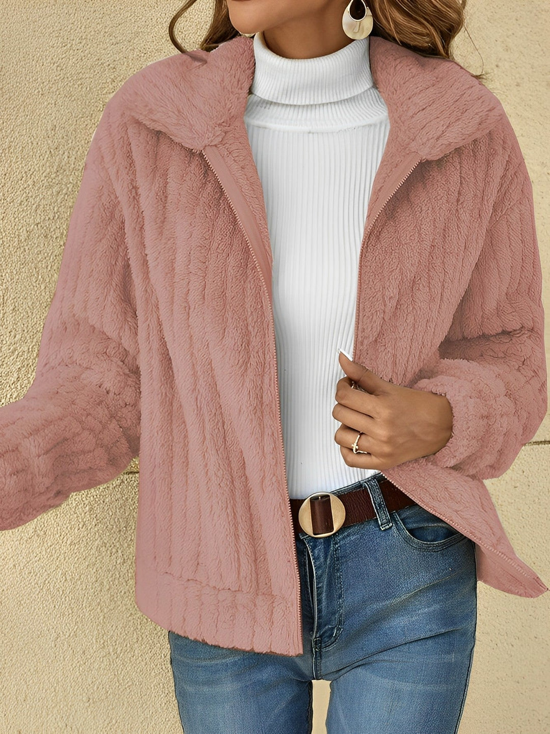 Mirla | Dam Zip-Up Relaxed Fit Jacka-Eva Jonsson