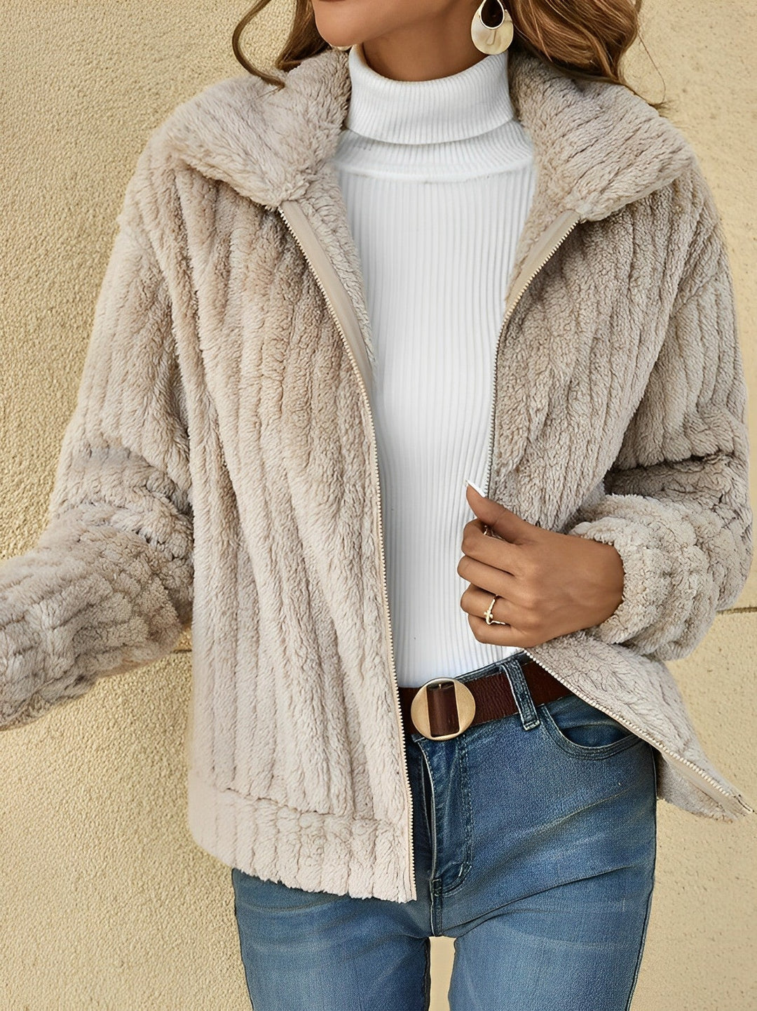 Mirla | Dam Zip-Up Relaxed Fit Jacka-Eva Jonsson