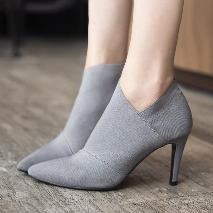 Mirla | Dam skor för ungdomar Höjd 8,5 Cm Klack Material Stövlar-Eva Jonsson