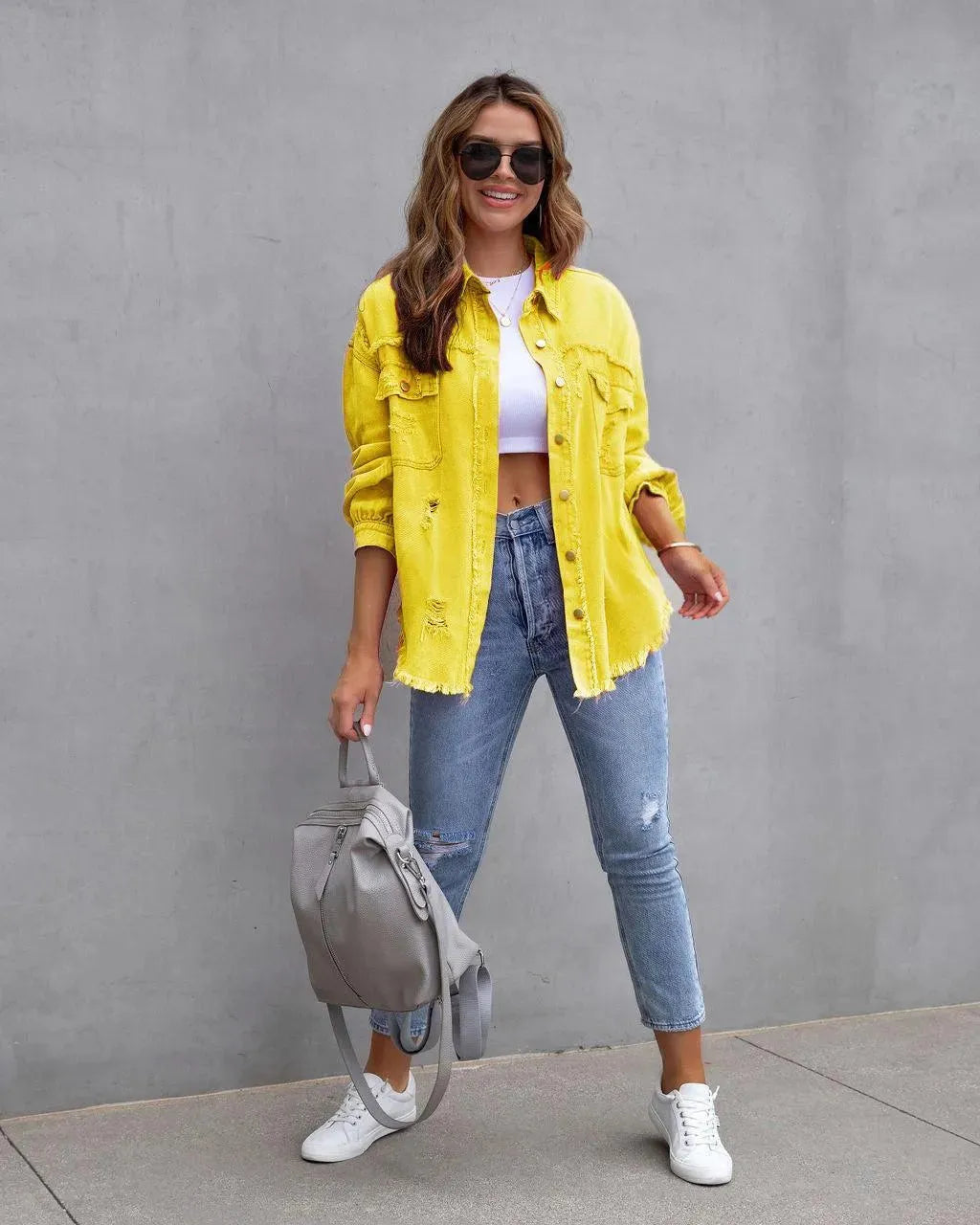 Mirla | Damblus i denim-Eva Jonsson
