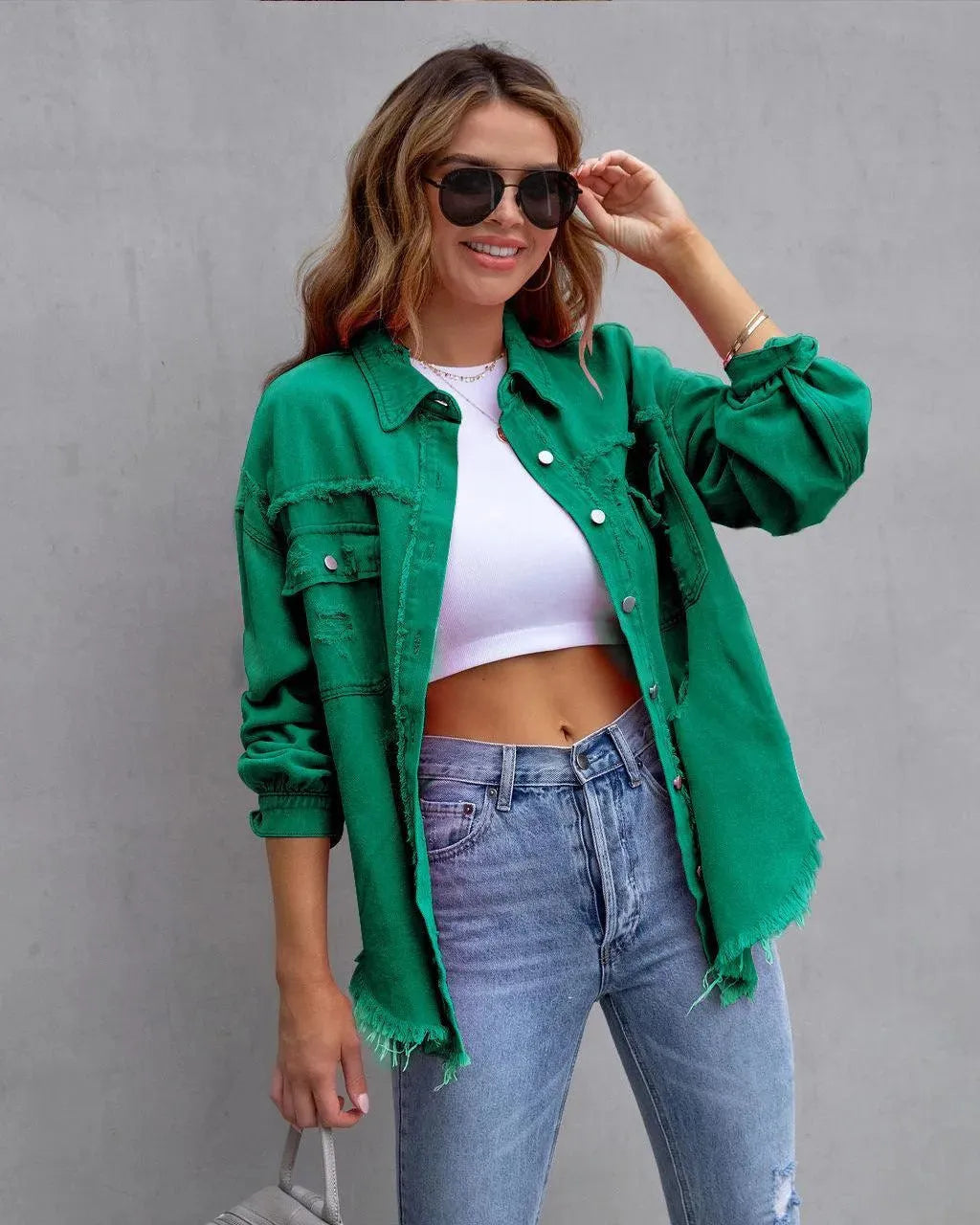 Mirla | Damblus i denim-Eva Jonsson