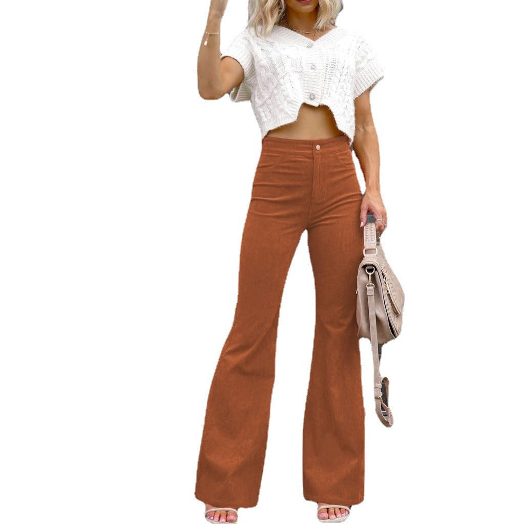 Mirla | Dambyxor Svart Regular Fit Elegant-Eva Jonsson