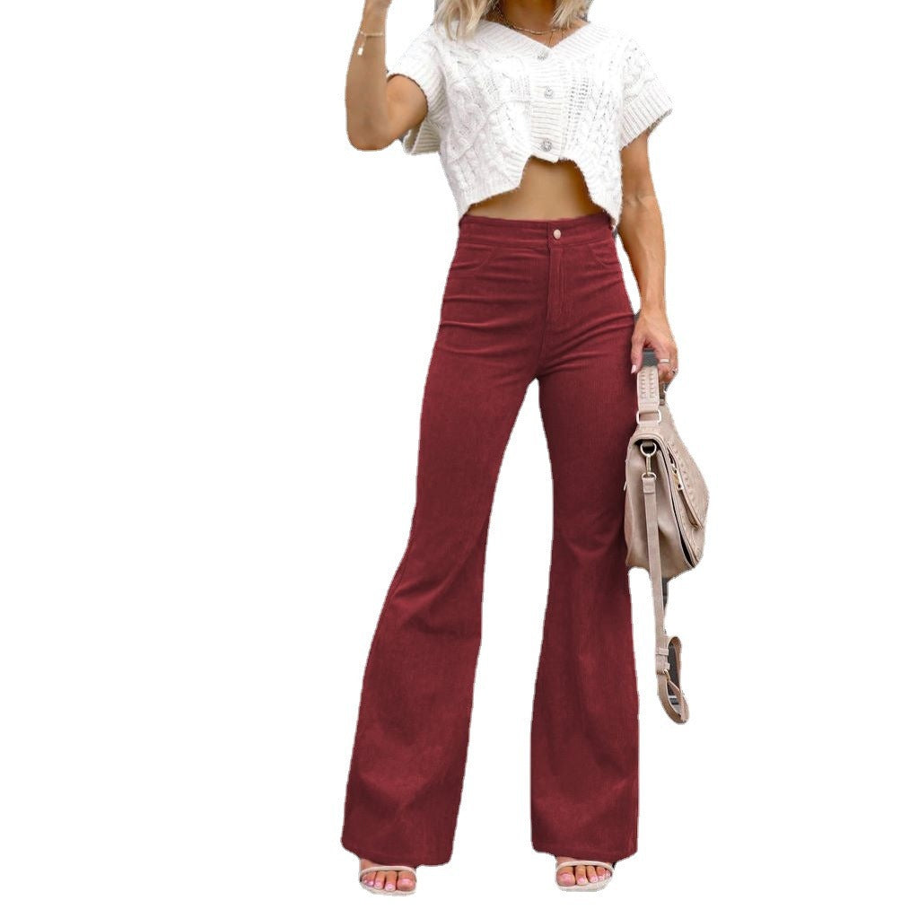 Mirla | Dambyxor Svart Regular Fit Elegant-Eva Jonsson