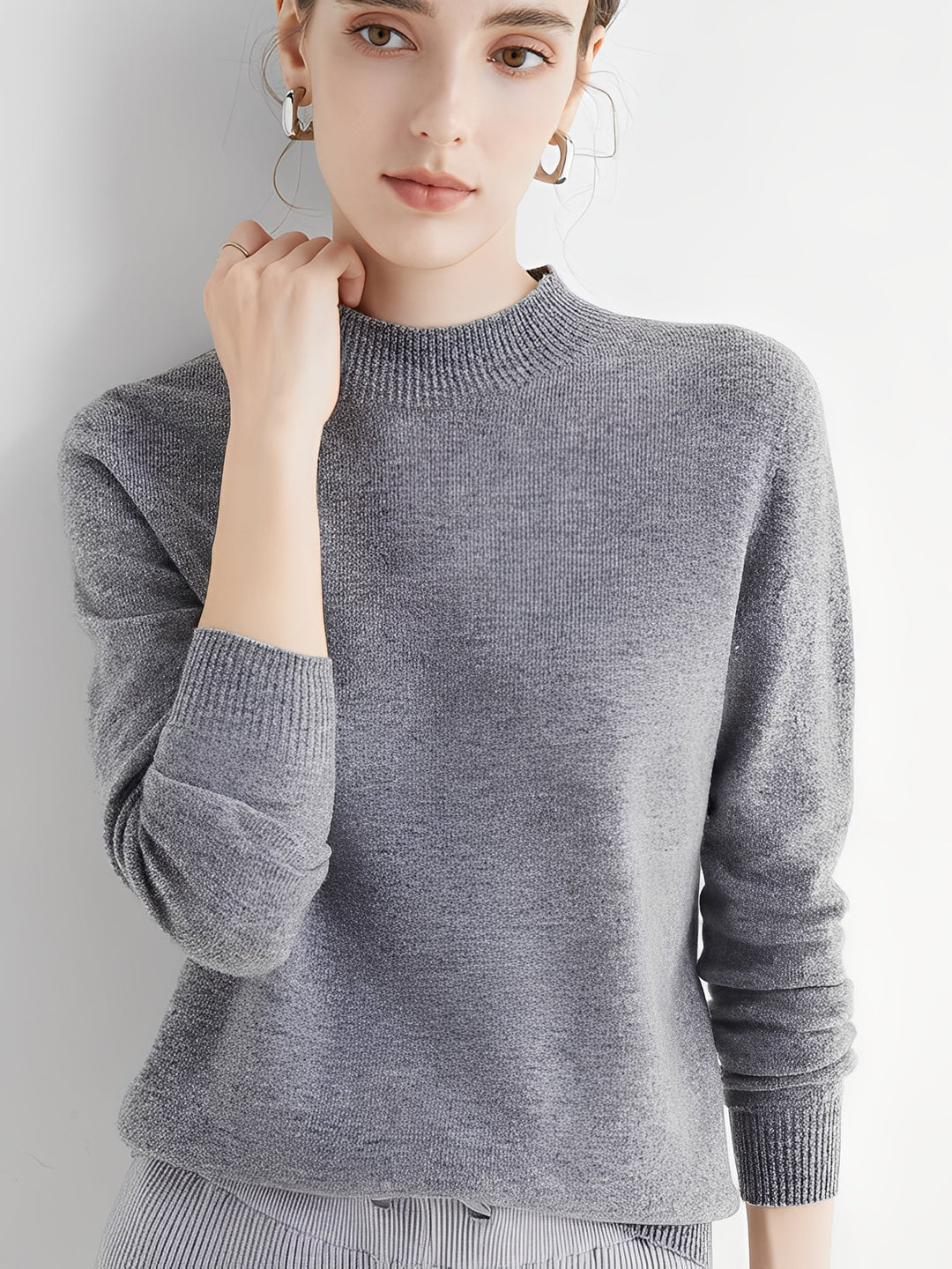 Mirla | Damcashmerepullover för Behaglig Värme-Eva Jonsson