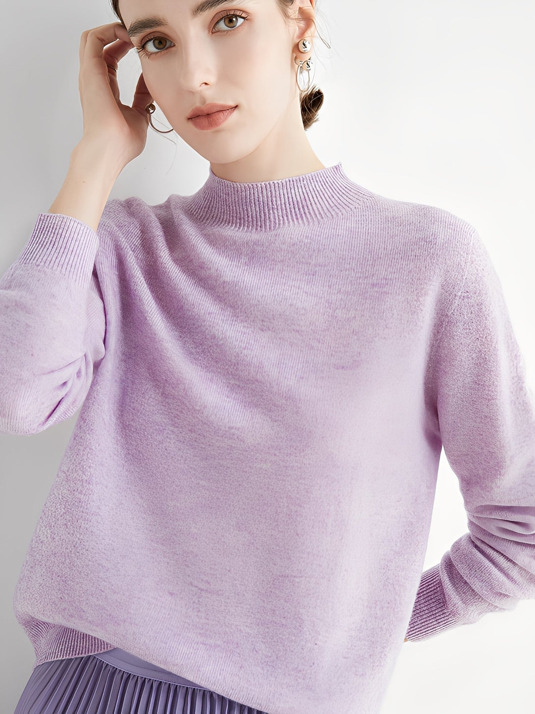 Mirla | Damcashmerepullover för Behaglig Värme-Eva Jonsson