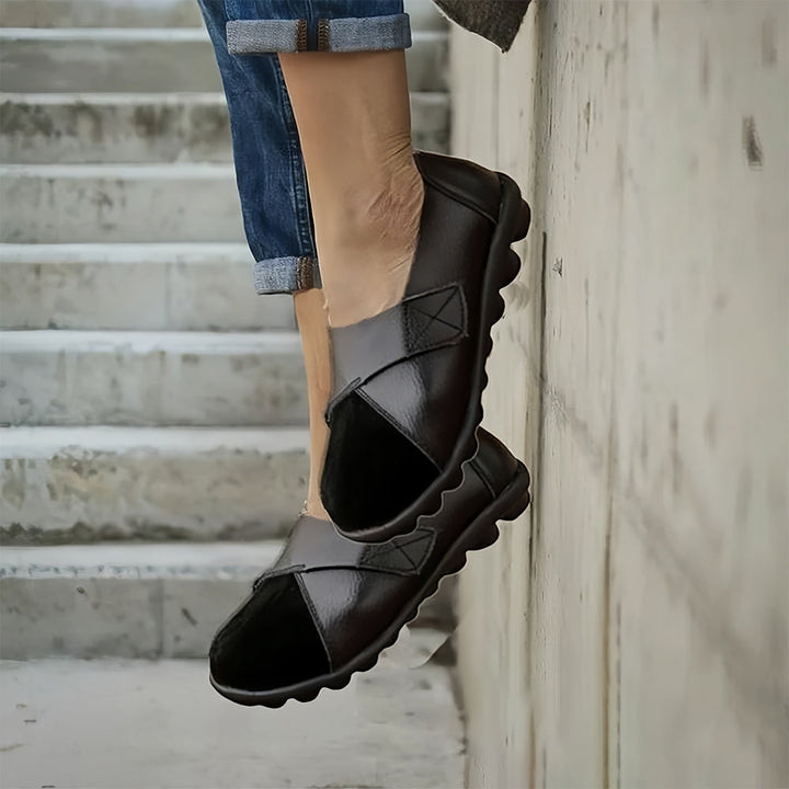 Mirla | Damensneakers i läder-Eva Jonsson