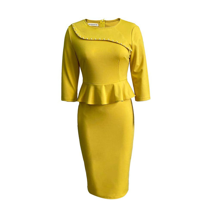Mirla | Damformellt Peplum-top och Blyertskjol-set-Eva Jonsson