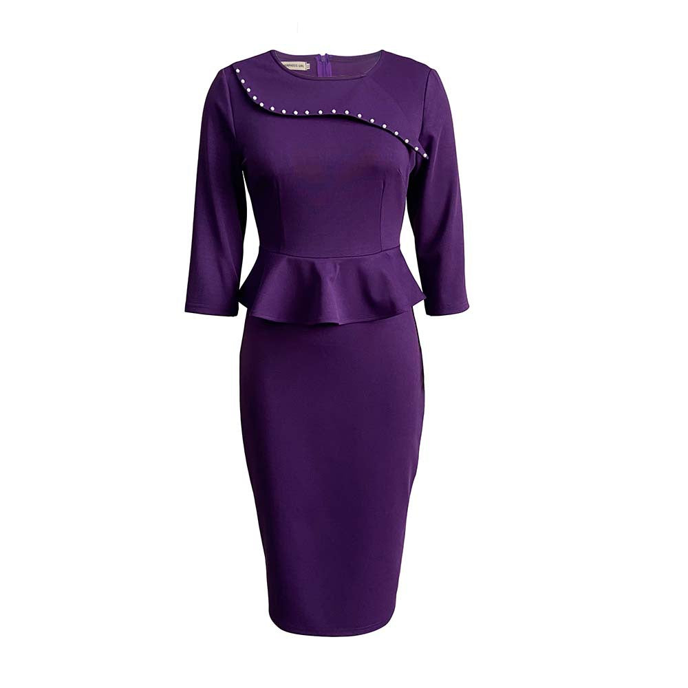 Mirla | Damformellt Peplum-top och Blyertskjol-set-Eva Jonsson