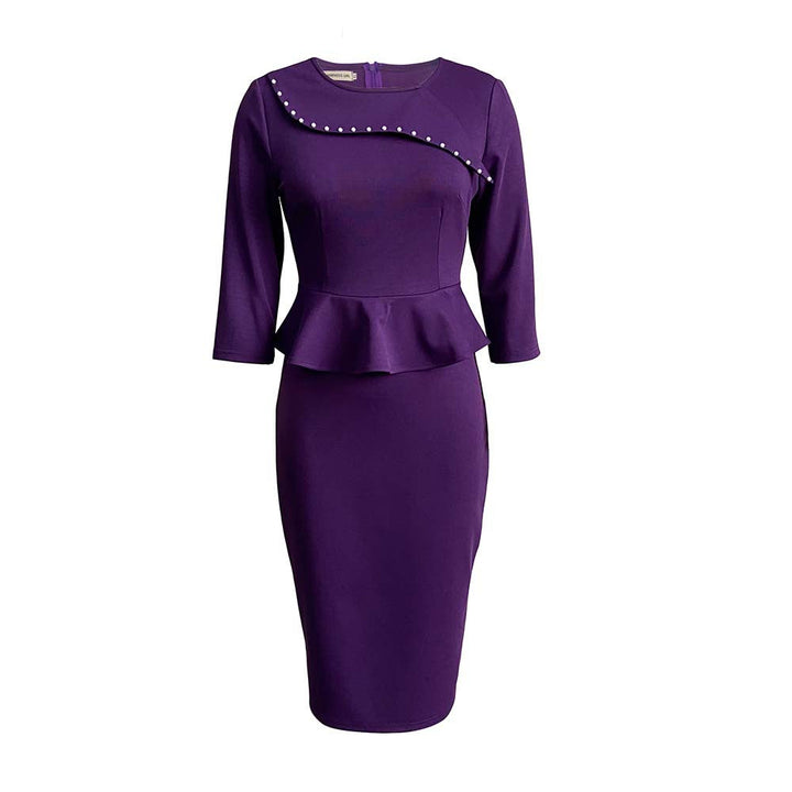 Mirla | Damformellt Peplum-top och Blyertskjol-set-Eva Jonsson