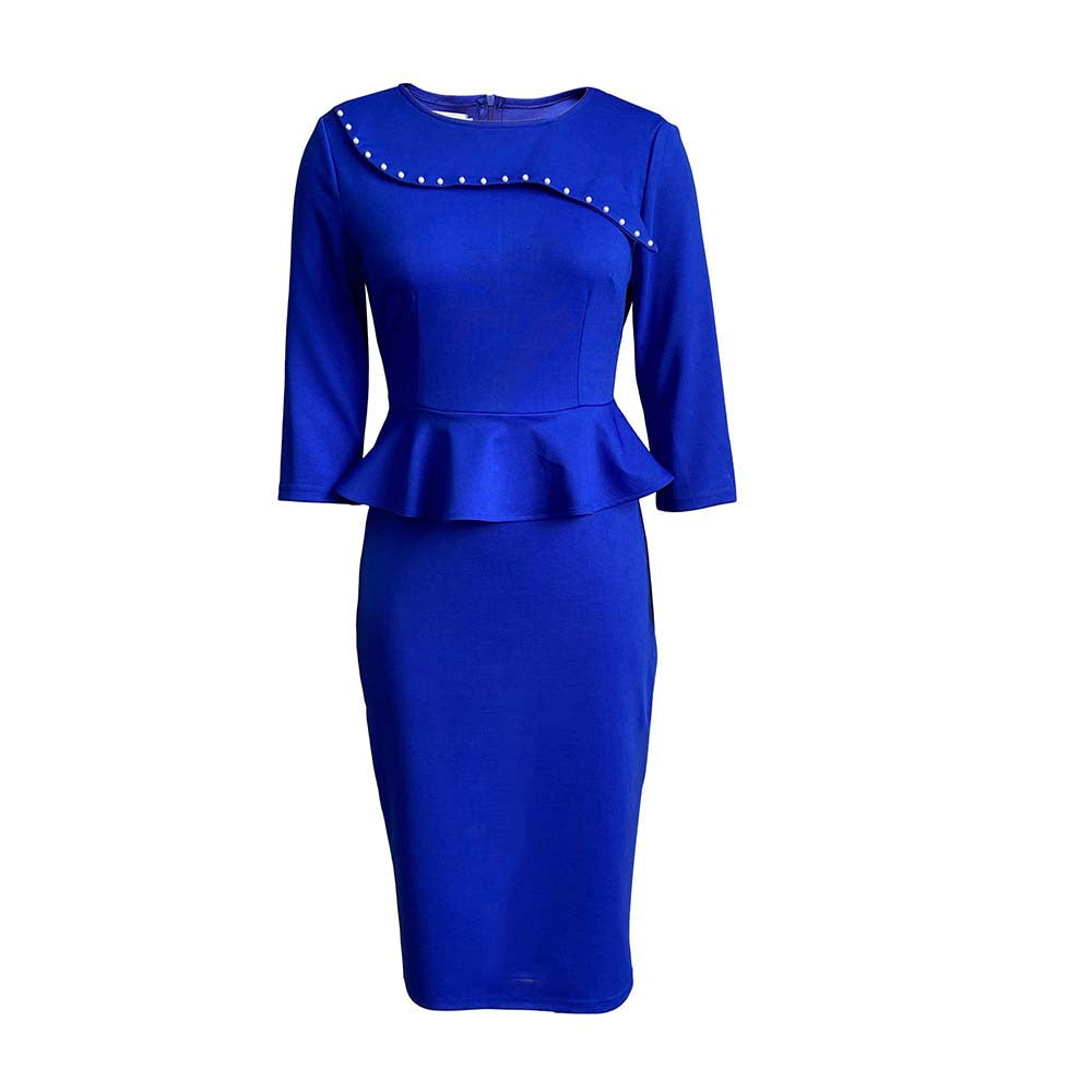Mirla | Damformellt Peplum-top och Blyertskjol-set-Eva Jonsson