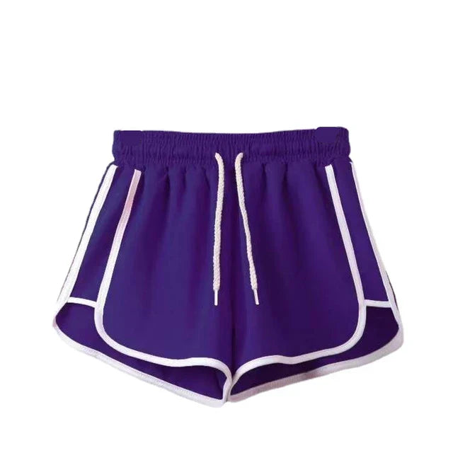 Mirla | Damrandiga shorts med andningsbart, elastiskt midjeband-Eva Jonsson