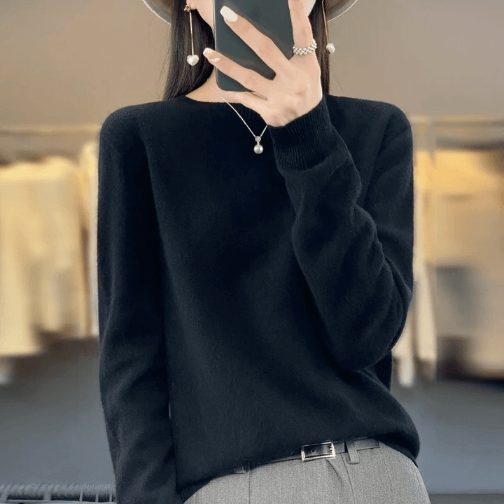 Mirla | Damtröja - Stylisk varm damtröja-Eva Jonsson