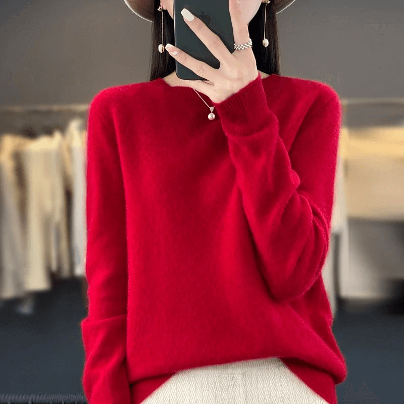 Mirla | Damtröja - Stylisk varm damtröja-Eva Jonsson