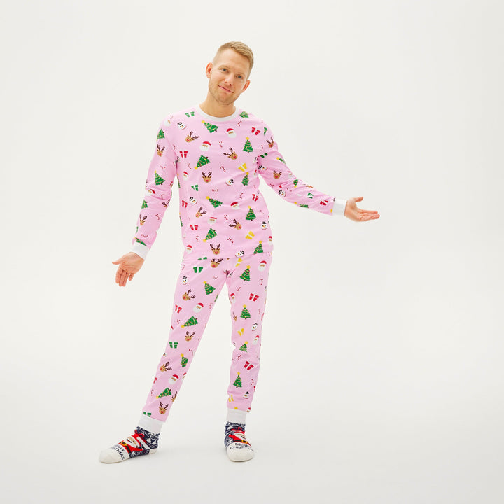 Mirla | De rosa julpyjamasarna för herrar-Eva Jonsson