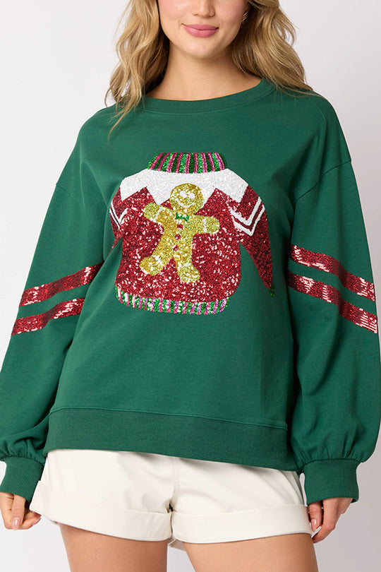 Mirla | Dec-Seq- Rundhals-Löst Sweatshirt-Eva Jonsson