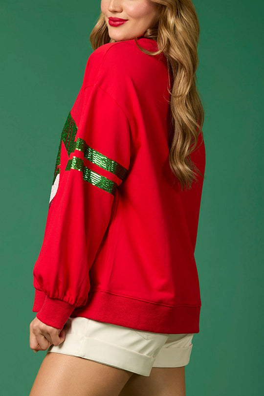 Mirla | Dec-Seq- Rundhals-Löst Sweatshirt-Eva Jonsson