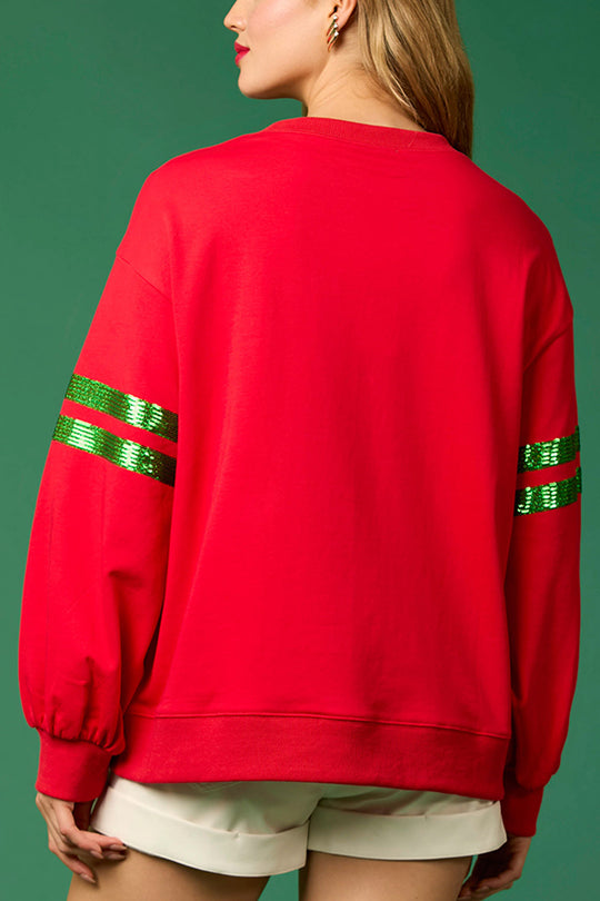 Mirla | Dec-Seq- Rundhals-Löst Sweatshirt-Eva Jonsson