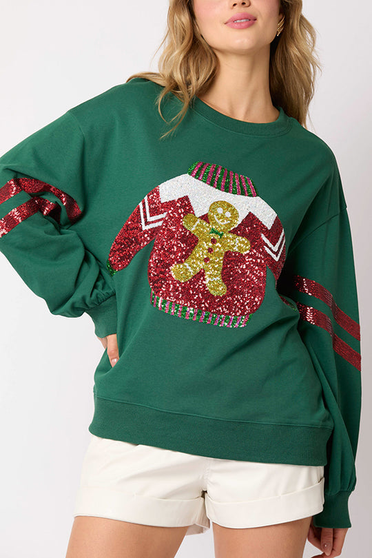 Mirla | Dec-Seq- Rundhals-Löst Sweatshirt-Eva Jonsson