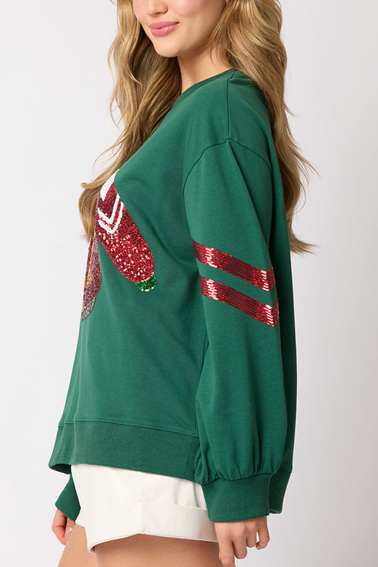 Mirla | Dec-Seq- Rundhals-Löst Sweatshirt-Eva Jonsson
