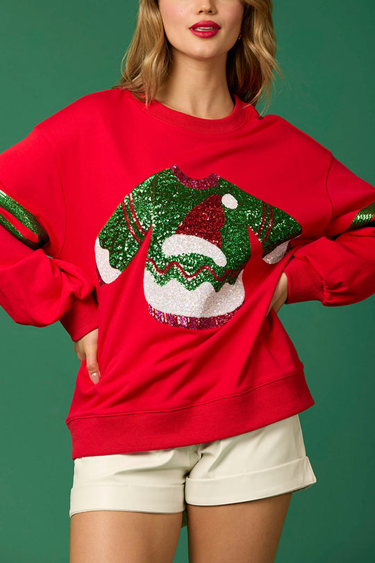 Mirla | Dec-Seq- Rundhals-Löst Sweatshirt-Eva Jonsson