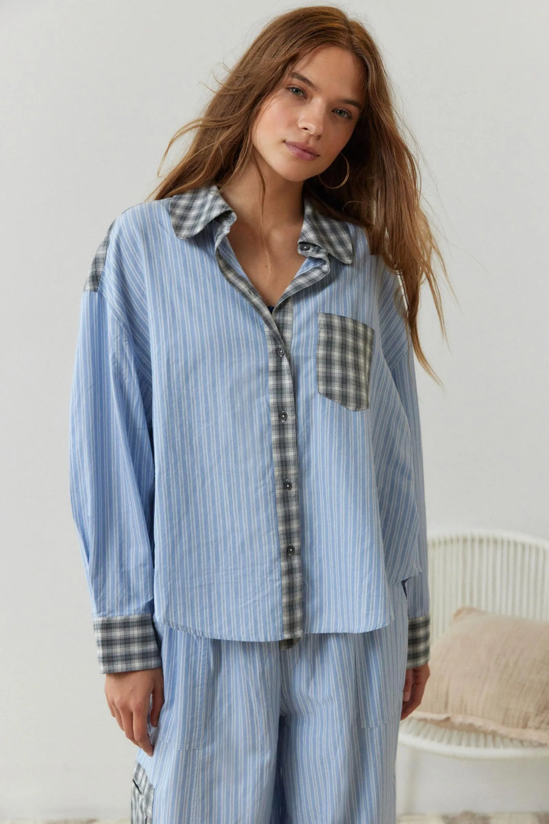 Mirla | Delad Avslappnad Pyjamauppsättning - Avslappnad Dam Nattmode-Eva Jonsson