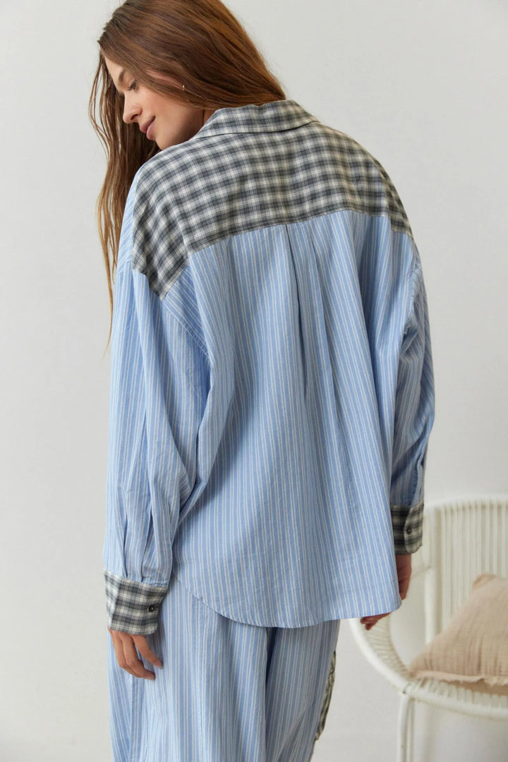 Mirla | Delad Avslappnad Pyjamauppsättning - Avslappnad Dam Nattmode-Eva Jonsson