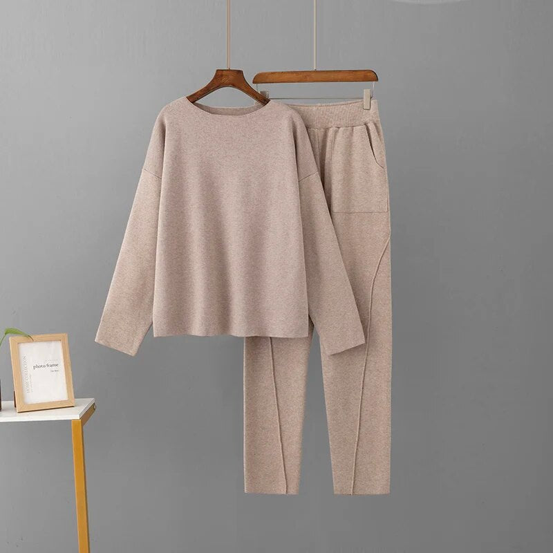 Mirla | Delt Stickad Set Dam-Eva Jonsson
