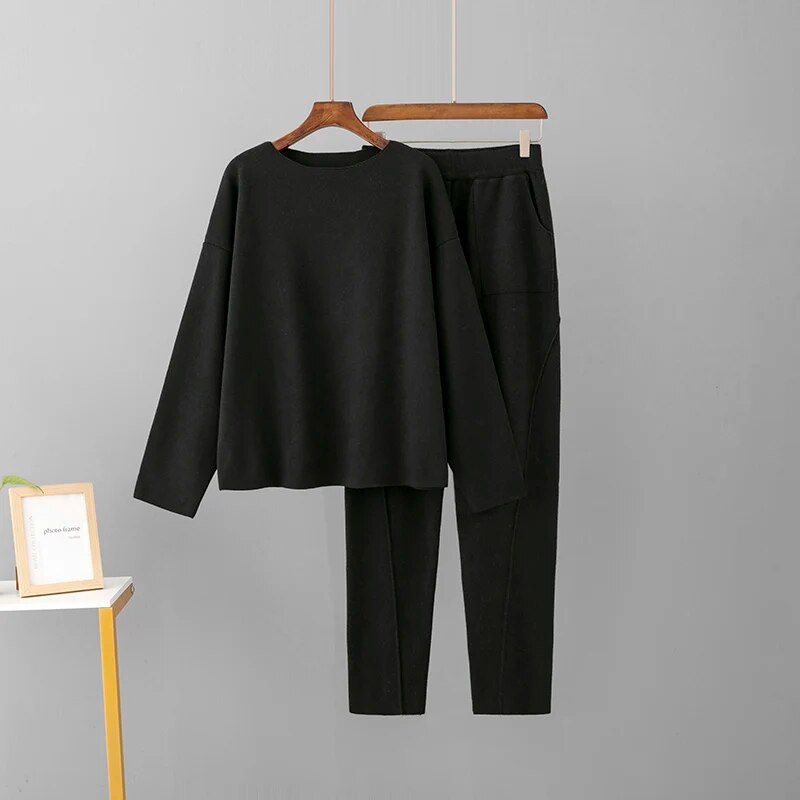 Mirla | Delt Stickad Set Dam-Eva Jonsson