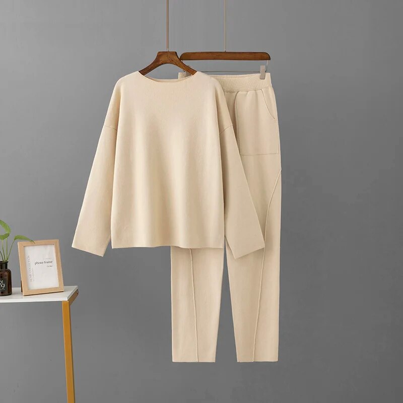 Mirla | Delt Stickad Set Dam-Eva Jonsson