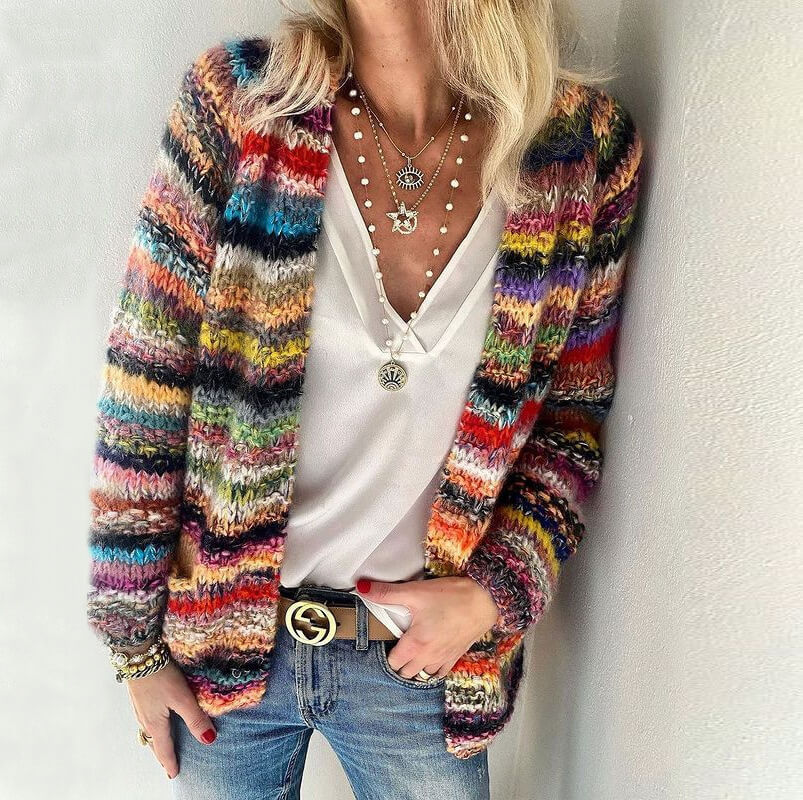 Mirla | Den Mysigt Varma och Luddigt Mjuka Cardigan-Eva Jonsson