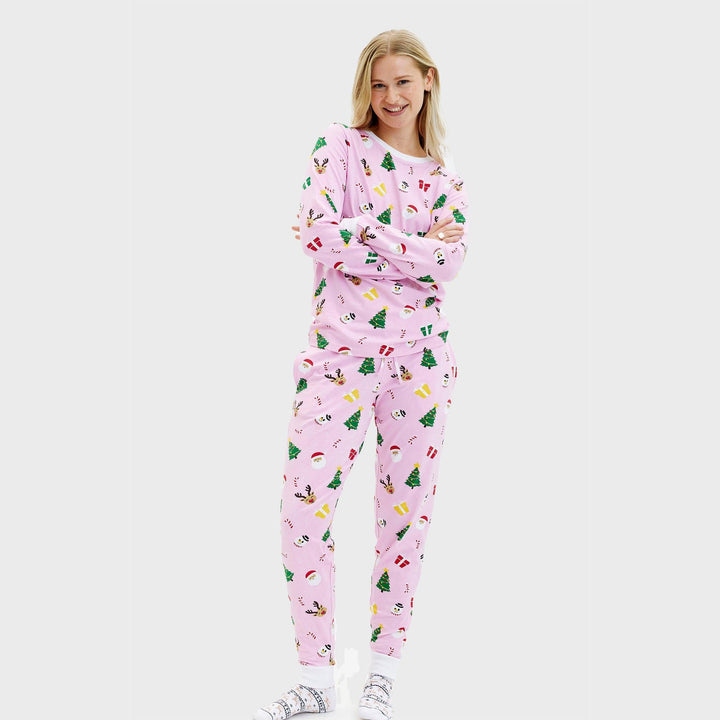 Mirla | Den Pinkish Jul-Pyjamas - Dam-Eva Jonsson