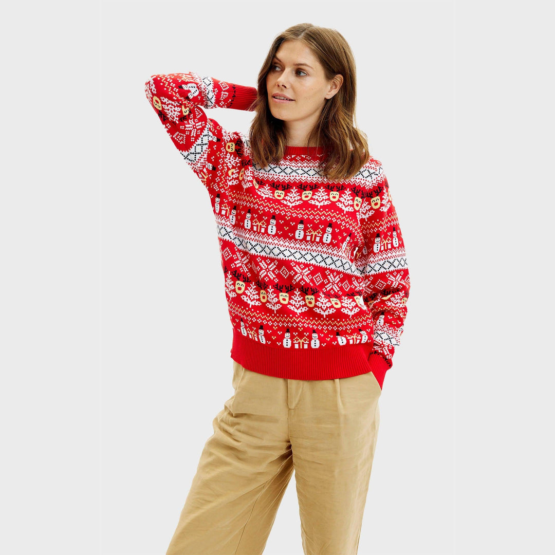 Mirla | Den Reinstyle Jultröja Rot - Dam-Eva Jonsson