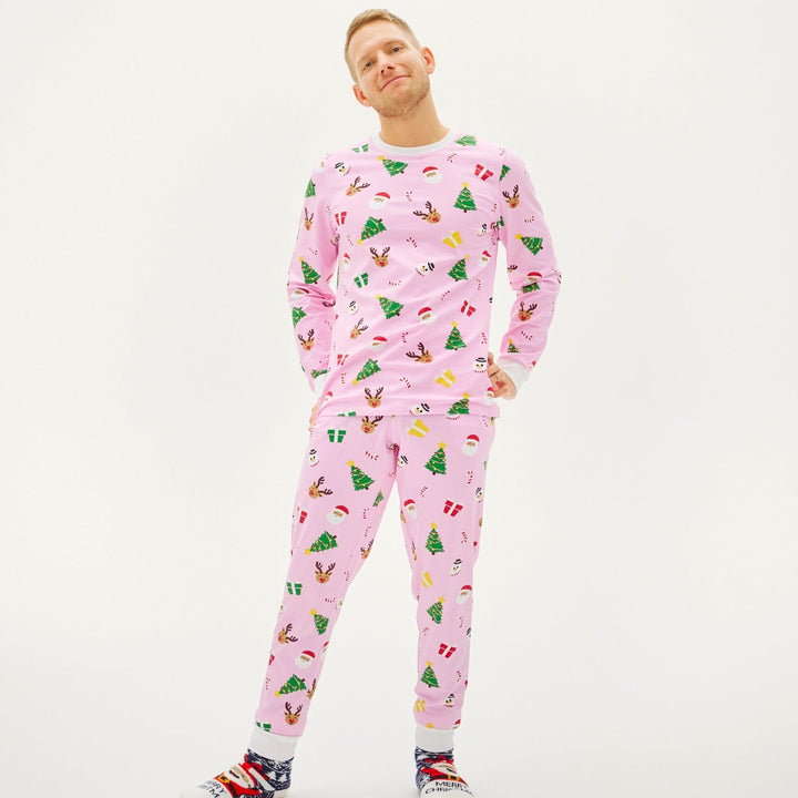 Mirla | Den Rosa Juldagen Pyjamas - Herr-Eva Jonsson