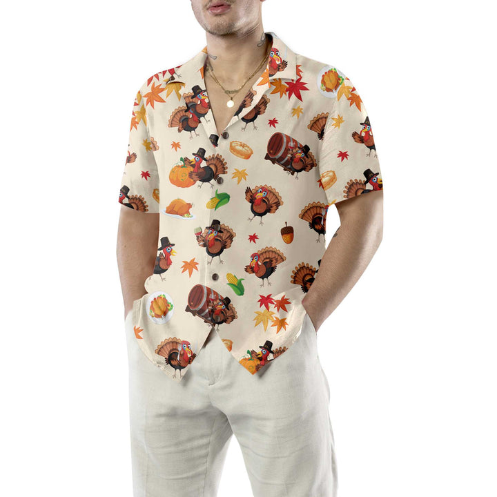 Mirla | Den Sötaste Kalkon-Hawaiiskjortan För Thanksgiving Rolig Gobble-T-Shirt Present För Juldagen-Eva Jonsson