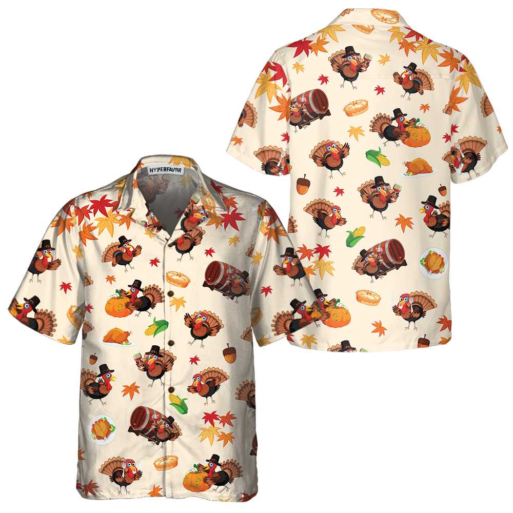 Mirla | Den Sötaste Kalkon-Hawaiiskjortan För Thanksgiving Rolig Gobble-T-Shirt Present För Juldagen-Eva Jonsson
