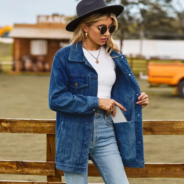 Mirla | Den Vintage Jeansjackan Under Din Kappa-Eva Jonsson